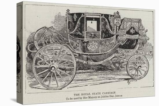 The Royal State Carriage-Alfred Chantrey Corbould-Stretched Canvas