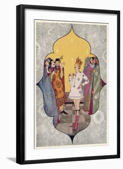 The Royal Tailors Admire Their Craftsmanship-Harry Clarke-Framed Art Print