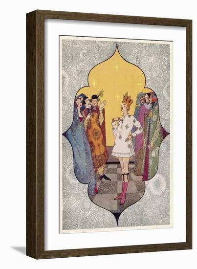 The Royal Tailors Admire Their Craftsmanship-Harry Clarke-Framed Art Print