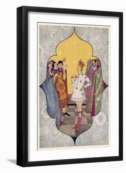 The Royal Tailors Admire Their Craftsmanship-Harry Clarke-Framed Art Print