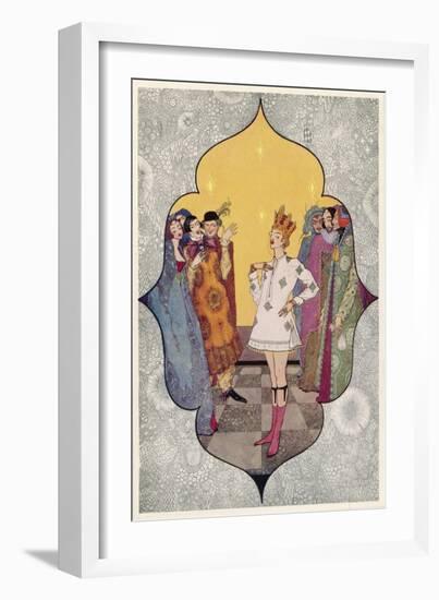 The Royal Tailors Admire Their Craftsmanship-Harry Clarke-Framed Art Print