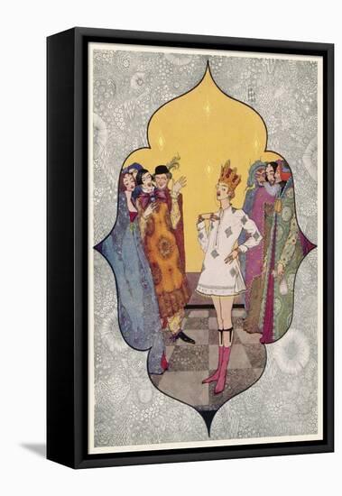 The Royal Tailors Admire Their Craftsmanship-Harry Clarke-Framed Stretched Canvas