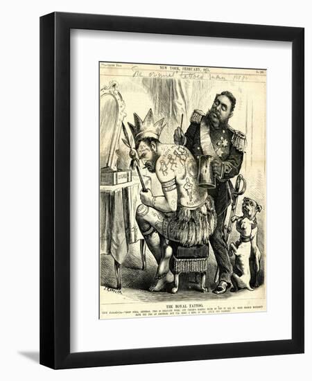 The Royal Tattoo, 1875-Joseph Keppler-Framed Giclee Print