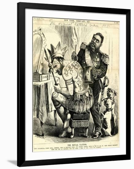 The Royal Tattoo, 1875-Joseph Keppler-Framed Giclee Print