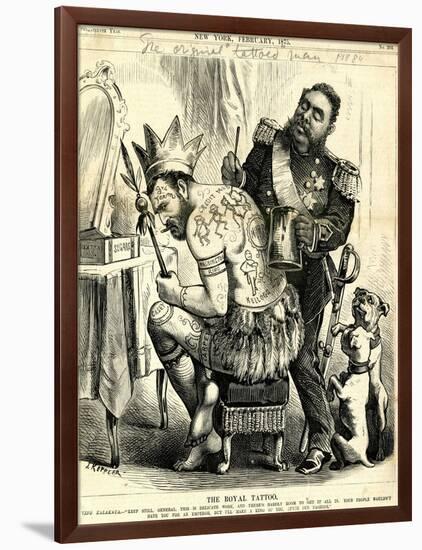 The Royal Tattoo, 1875-Joseph Keppler-Framed Giclee Print