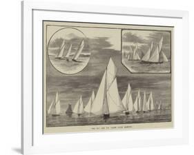 The Royal Thames and New Thames Yacht Clubs' Matches-Thomas Harrington Wilson-Framed Giclee Print