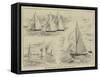 The Royal Thames and New Thames Yacht Clubs-Thomas Harrington Wilson-Framed Stretched Canvas