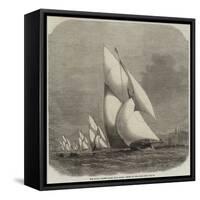 The Royal Thames Yacht Club Match, Finish of the Race-Edwin Weedon-Framed Stretched Canvas