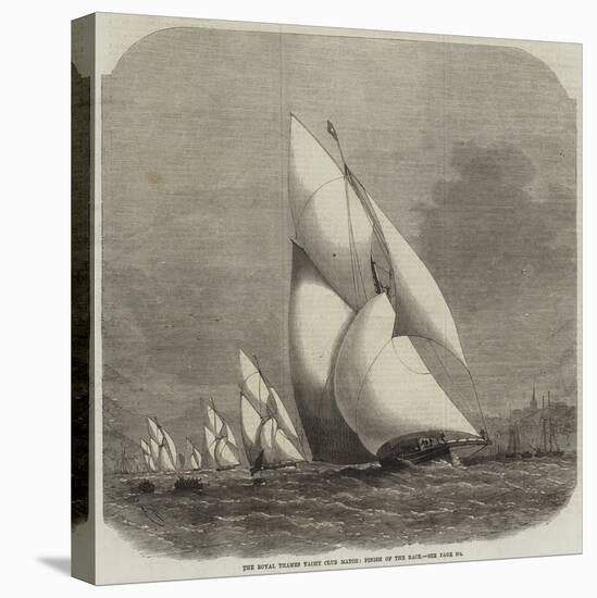 The Royal Thames Yacht Club Match, Finish of the Race-Edwin Weedon-Stretched Canvas