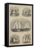 The Royal Thames Yacht Club Race-Walter William May-Framed Stretched Canvas