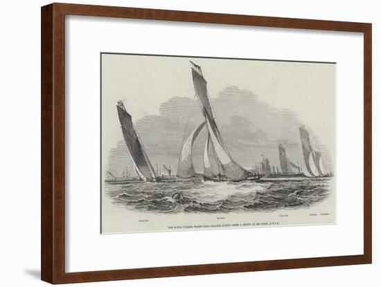 The Royal Thames Yacht Club, Sailing Match-null-Framed Giclee Print