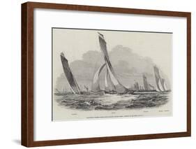 The Royal Thames Yacht Club, Sailing Match-null-Framed Giclee Print