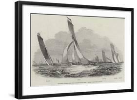 The Royal Thames Yacht Club, Sailing Match-null-Framed Premium Giclee Print