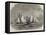 The Royal Thames Yacht Club Schooner Match, Rounding the Mouse Lightship-Edwin Weedon-Framed Stretched Canvas