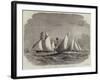 The Royal Thames Yacht Club Schooner Match, Rounding the Mouse Lightship-Edwin Weedon-Framed Giclee Print