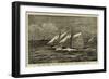 The Royal Thames Yacht Race, the Maggie and Buttercup Beating Down-William Lionel Wyllie-Framed Giclee Print