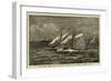 The Royal Thames Yacht Race, the Maggie and Buttercup Beating Down-William Lionel Wyllie-Framed Giclee Print