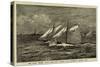 The Royal Thames Yacht Race, the Maggie and Buttercup Beating Down-William Lionel Wyllie-Stretched Canvas