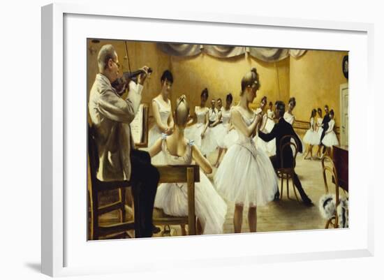 The Royal Theatre's Ballet School-Paul Fischer-Framed Giclee Print