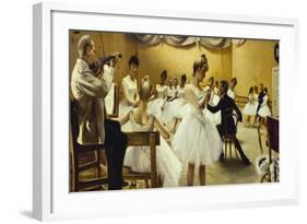 The Royal Theatre's Ballet School-Paul Fischer-Framed Giclee Print