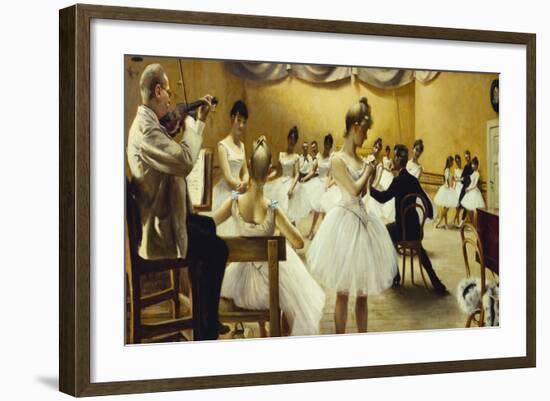 The Royal Theatre's Ballet School-Paul Fischer-Framed Giclee Print