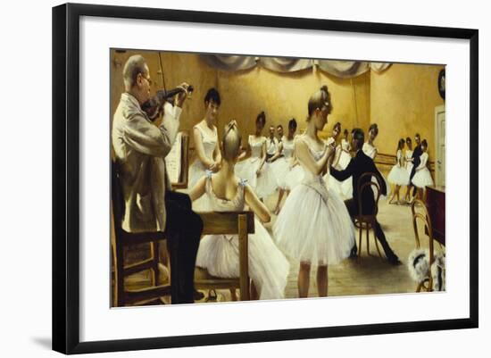 The Royal Theatre's Ballet School-Paul Fischer-Framed Giclee Print