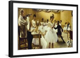 The Royal Theatre's Ballet School-Paul Fischer-Framed Giclee Print