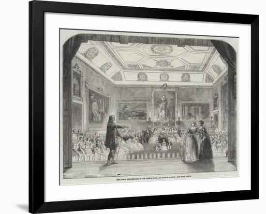 The Royal Theatricals, in the Rubens Room, at Windsor Castle-null-Framed Giclee Print