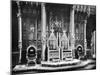 The Royal Throne, House of Lords, Westminster, C1905-John Benjamin Stone-Mounted Giclee Print