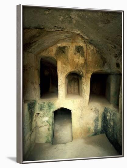 The Royal Tombs at Old Paphos-null-Framed Photographic Print