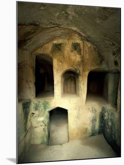 The Royal Tombs at Old Paphos-null-Mounted Photographic Print