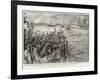 The Royal Tour, Cheering the Ophir on Her Departure from Gibraltar-Sydney Prior Hall-Framed Giclee Print