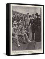 The Royal Tour, Graceful Consideration for Wounded Troops at Perth-Henry Marriott Paget-Framed Stretched Canvas