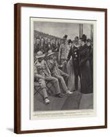 The Royal Tour, Graceful Consideration for Wounded Troops at Perth-Henry Marriott Paget-Framed Giclee Print