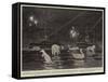 The Royal Tour, the Illuminations and Water Carnival in the Harbour at Malta-Joseph Nash-Framed Stretched Canvas