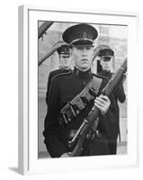 The Royal Ulster Constabulory Standing at Attention-William Vandivert-Framed Premium Photographic Print