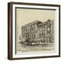 The Royal United Service Institution as Seen from Whitehall-null-Framed Giclee Print