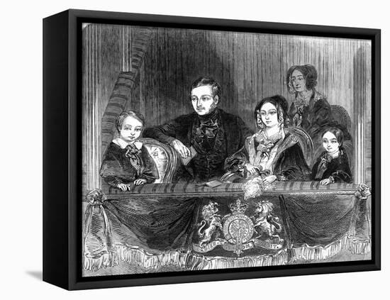 The Royal Visit to Astleys, 1846.-null-Framed Stretched Canvas