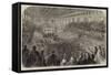 The Royal Visit to Cambridge, the Senate-House, Three Cheers for Denmark!-null-Framed Stretched Canvas