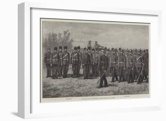 The Royal Visit to Edinburgh, Scottish Engineer Volunteers-Johann Nepomuk Schonberg-Framed Giclee Print