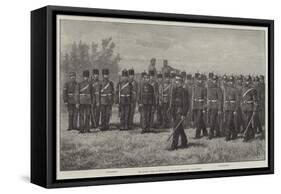The Royal Visit to Edinburgh, Scottish Engineer Volunteers-Johann Nepomuk Schonberg-Framed Stretched Canvas