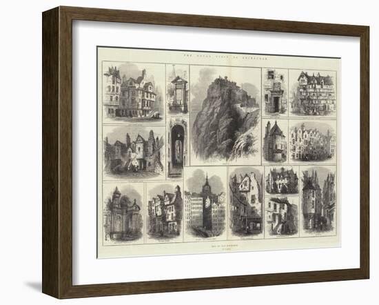 The Royal Visit to Edinburgh-Samuel Read-Framed Giclee Print