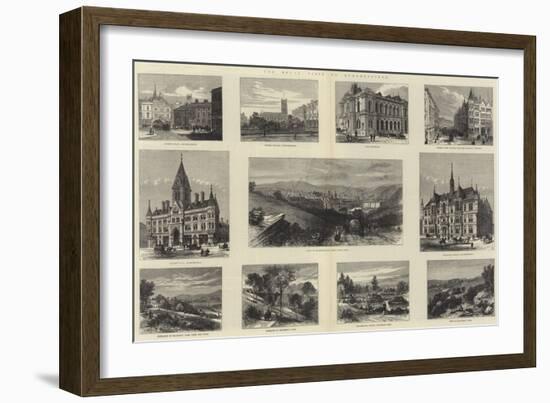 The Royal Visit to Huddersfield-Frank Watkins-Framed Giclee Print