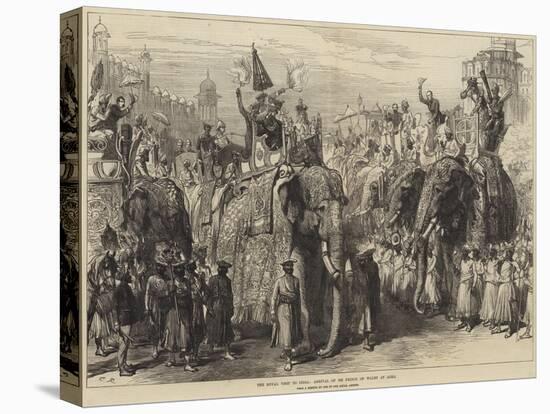 The Royal Visit to India, Arrival of the Prince of Wales at Agra-null-Stretched Canvas
