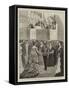 The Royal Visit to India, Bombay, the Ball at the Byculla Club-House, the Conservatory-Joseph Nash-Framed Stretched Canvas