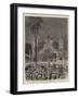 The Royal Visit to India, Illuminations on the Road to Parell-null-Framed Giclee Print