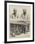 The Royal Visit to India, Prisoners Preparing the Decorations, Bombay-null-Framed Giclee Print