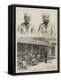 The Royal Visit to India, Prisoners Preparing the Decorations, Bombay-null-Framed Stretched Canvas