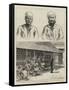 The Royal Visit to India, Prisoners Preparing the Decorations, Bombay-null-Framed Stretched Canvas