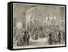 The Royal Visit to India, the Madras Club Ball-null-Framed Stretched Canvas